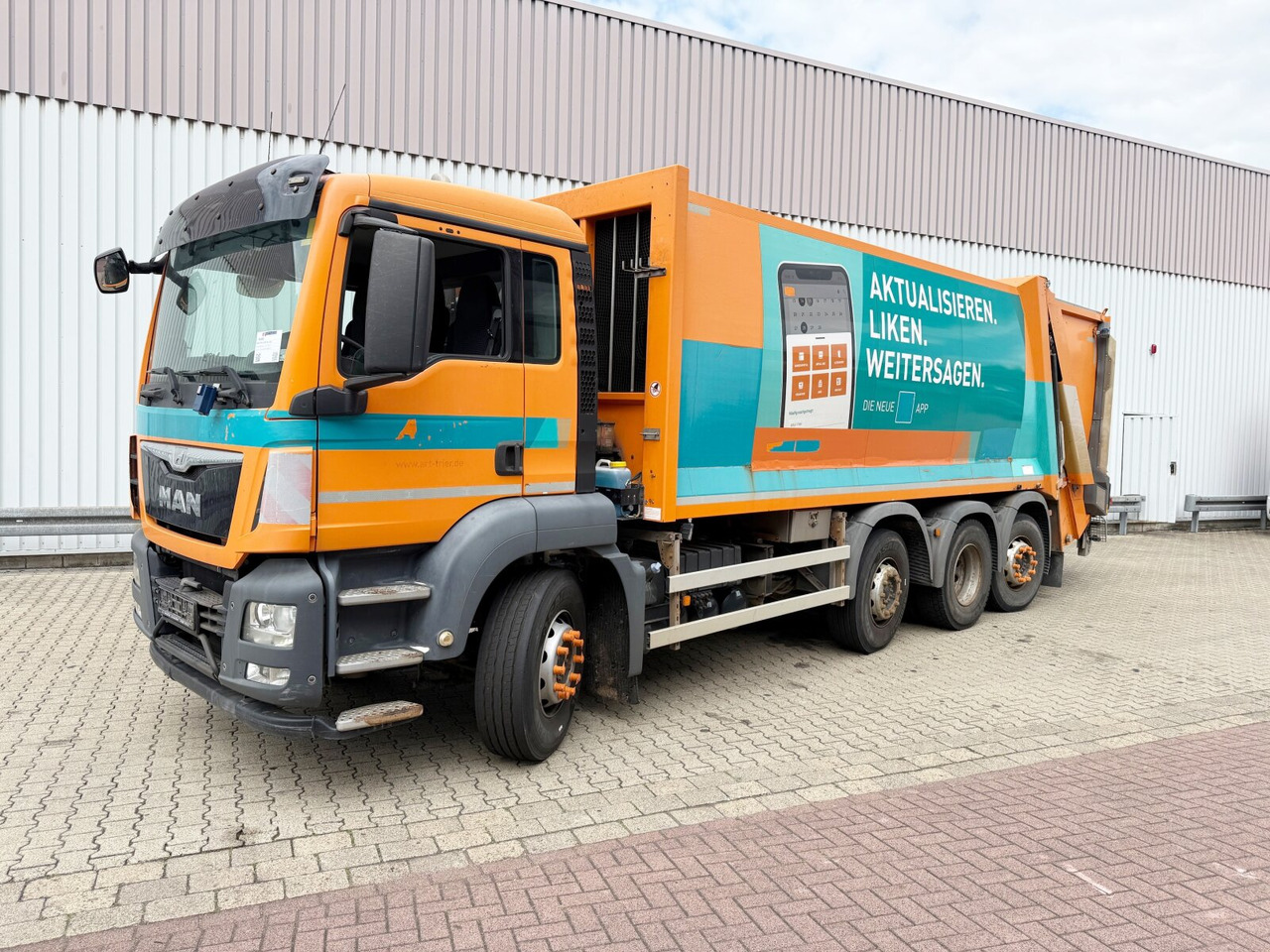 MAN TGS 35.360 8x2-6 BL TGS 35.360 8x2-6 BL, 2x Lenkachse, Zöller Medium XL, Zöller-Schüttung - Camión de basura: foto 1 MAN TGS 35.360 8x2-6 BL TGS 35.360 8x2-6 BL, 2x Lenkachse, Zöller Medium XL, Zöller-Schüttung - Camión de basura: foto 1