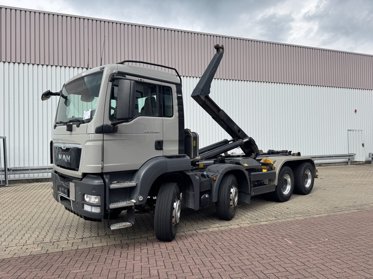 MAN TGS 35.480 8x4 BL TGS 35.480 8x4 BL, Meiller RK 30.62 bis 6,5 m Beh. - Camión multibasculante: foto 1 MAN TGS 35.480 8x4 BL TGS 35.480 8x4 BL, Meiller RK 30.62 bis 6,5 m Beh. - Camión multibasculante: foto 1