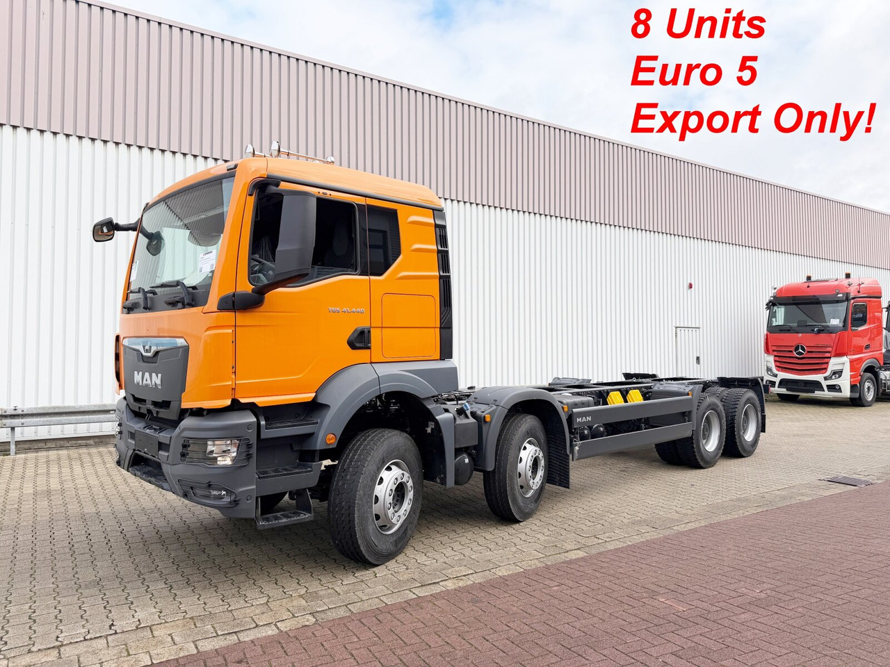 MAN TGS 41.440 8x4 BB CH TGS 41.440 8x4 BB CH, Retarder, MEHRFACH VORHANDEN! - Camión chasis: foto 1 MAN TGS 41.440 8x4 BB CH TGS 41.440 8x4 BB CH, Retarder, MEHRFACH VORHANDEN! - Camión chasis: foto 1
