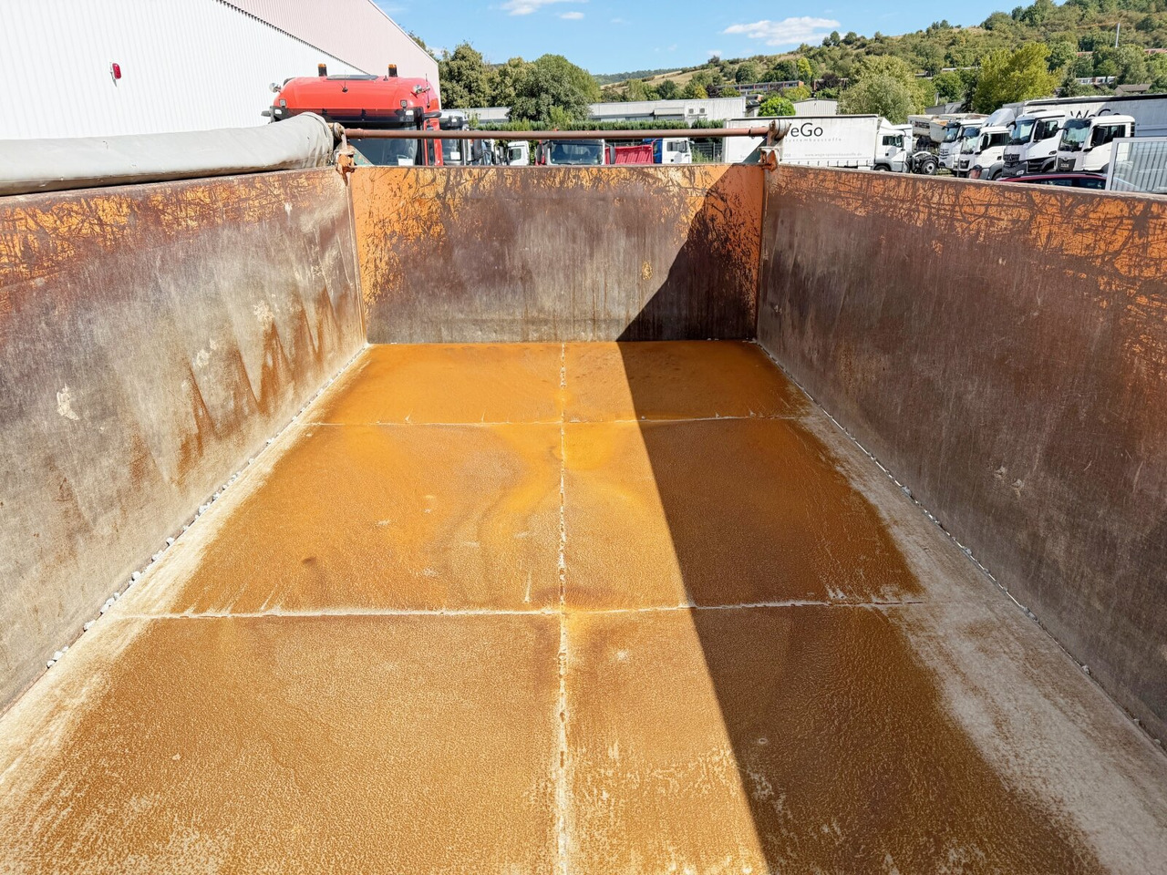 Remolque plataforma/ Caja abierta Meiller MZDA 18/21 MZDA 18/21, Stahlbordwände, ca. 10m³: foto 9 Remolque plataforma/ Caja abierta Meiller MZDA 18/21 MZDA 18/21, Stahlbordwände, ca. 10m³: foto 9