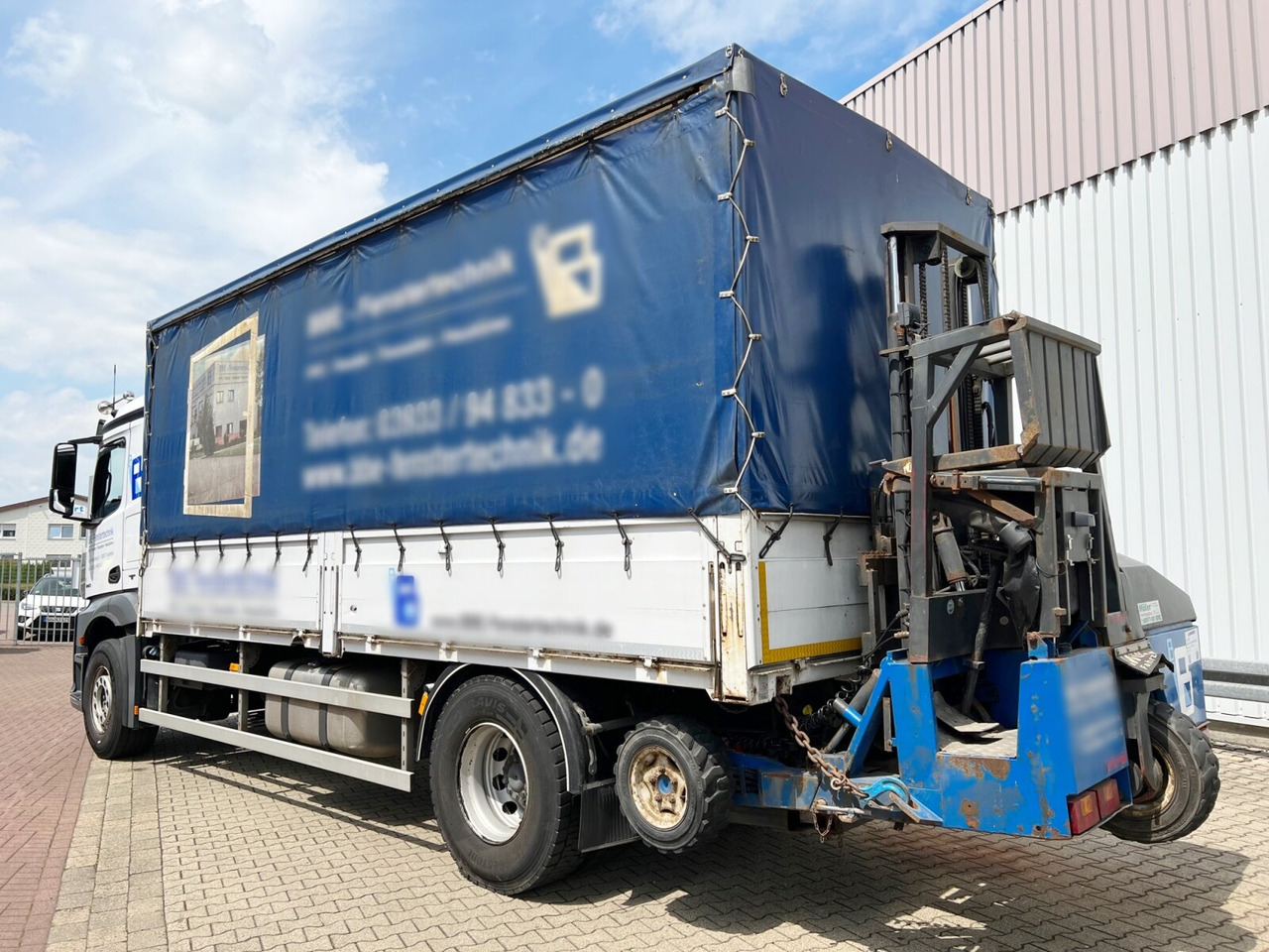 Camión lona Mercedes-Benz Antos 1840 L 4x2 Antos 1840 L 4x2, Aufnahme für Mitnahmestapler: foto 12