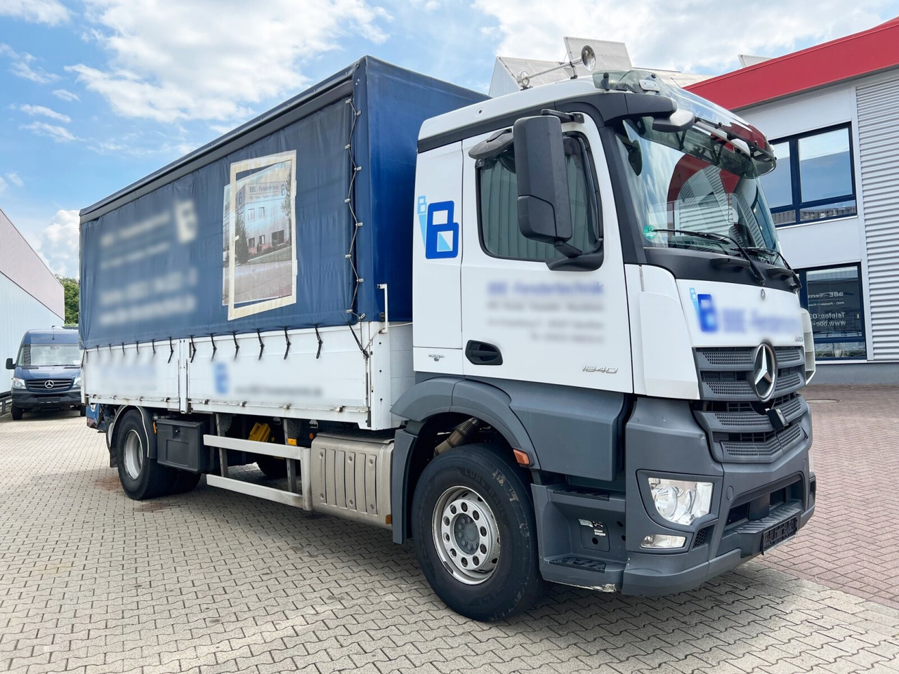 Camión lona Mercedes-Benz Antos 1840 L 4x2 Antos 1840 L 4x2, Aufnahme für Mitnahmestapler: foto 8