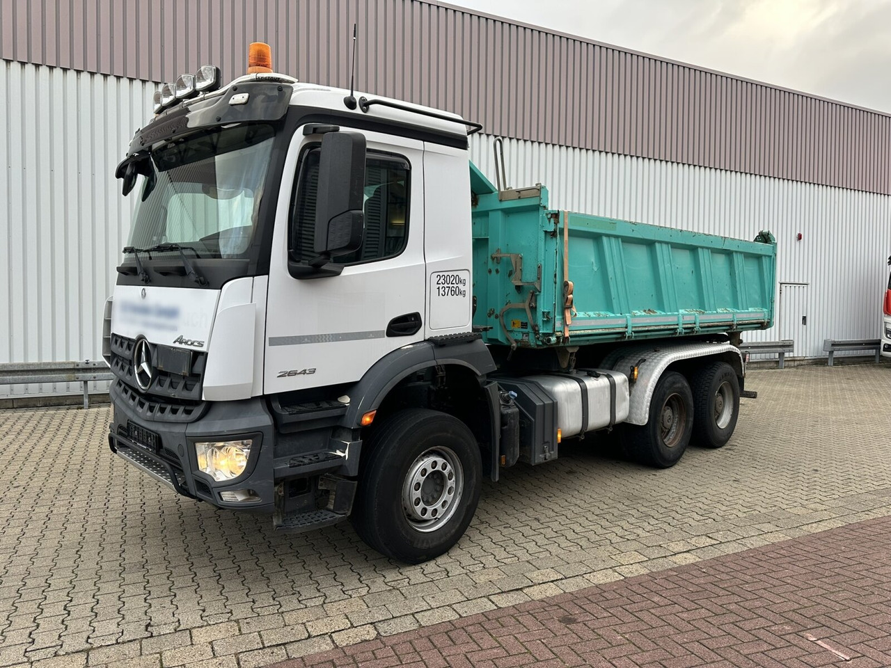 Mercedes-Benz Arocs 2643 K 6x4 Arocs 2643 K 6x4, Rollplane, Meiller - Camión volquete: foto 1 Mercedes-Benz Arocs 2643 K 6x4 Arocs 2643 K 6x4, Rollplane, Meiller - Camión volquete: foto 1