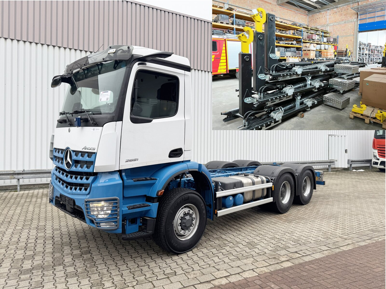 Mercedes-Benz Arocs 2651 L 6x6 Arocs 2651 L 6x6, HydroDrive, MirrorCam, Massage-Sitz, Motorabtrieb - Camión multibasculante: foto 1 Mercedes-Benz Arocs 2651 L 6x6 Arocs 2651 L 6x6, HydroDrive, MirrorCam, Massage-Sitz, Motorabtrieb - Camión multibasculante: foto 1