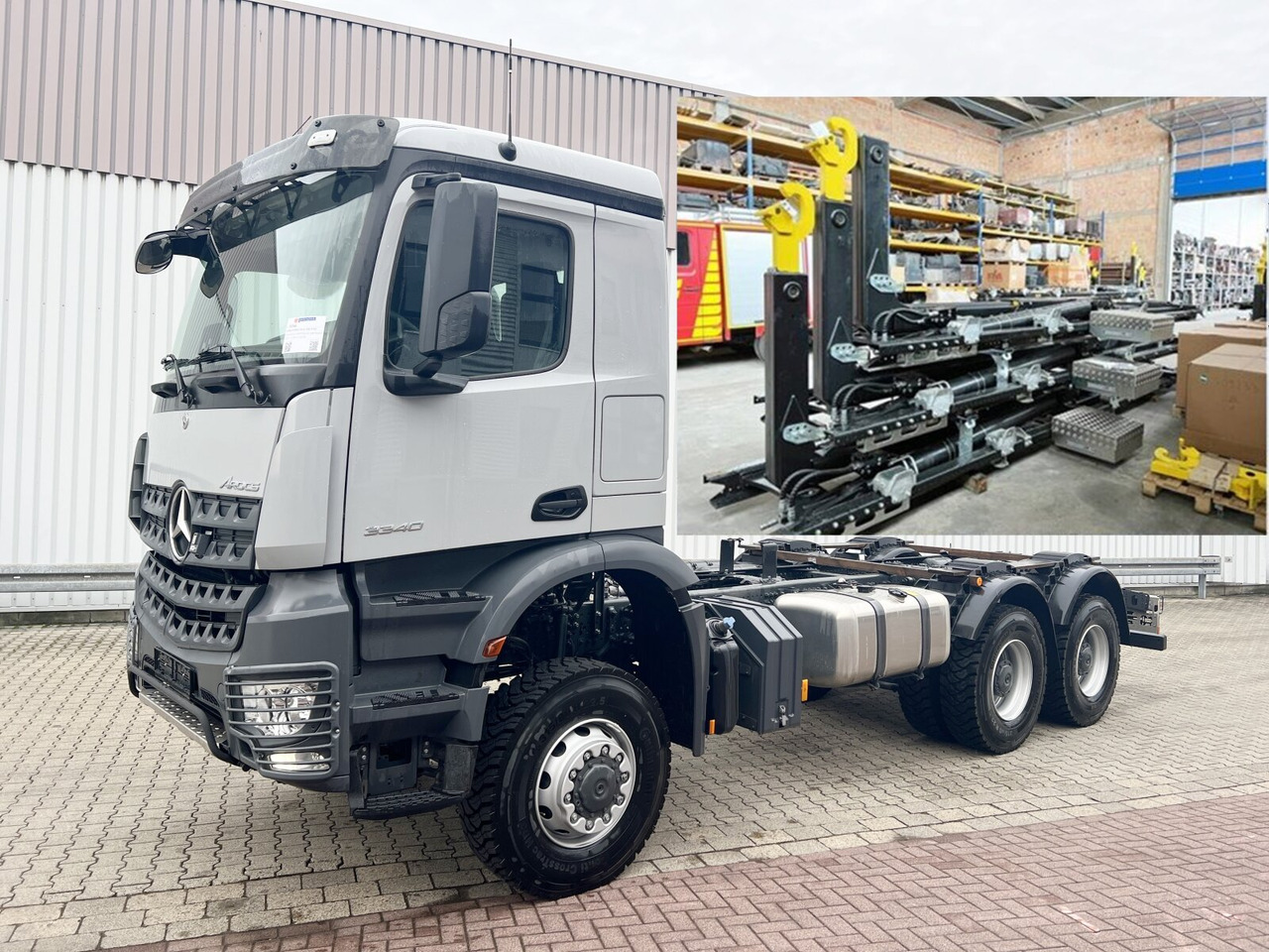 Mercedes-Benz Arocs 3340/46 A 6x6 Arocs 3340/46 A 6x6/39, Grounder - Camión multibasculante: foto 1 Mercedes-Benz Arocs 3340/46 A 6x6 Arocs 3340/46 A 6x6/39, Grounder - Camión multibasculante: foto 1