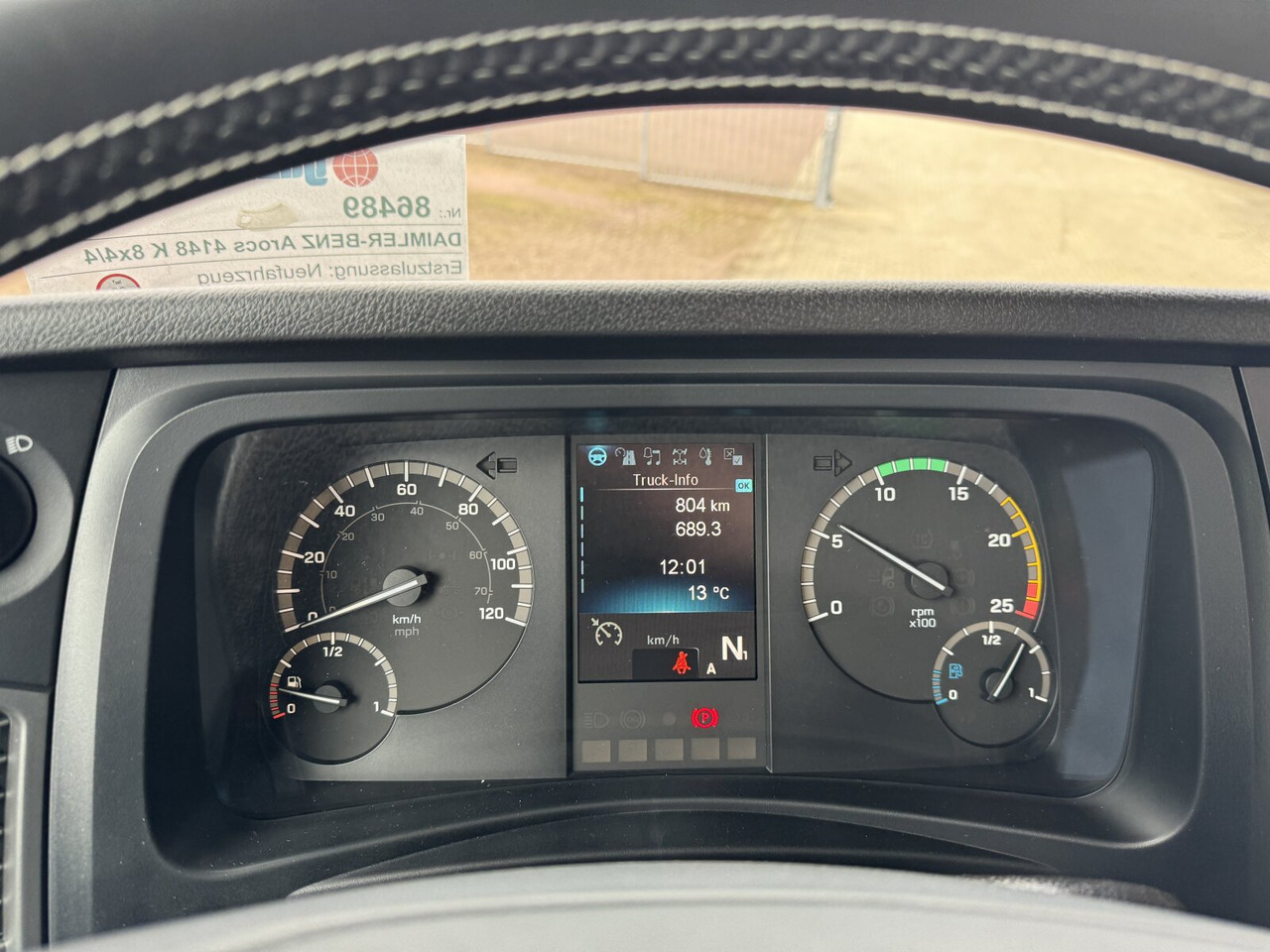 Mercedes-Benz Arocs 4148 K 8x4/4 Arocs 4148 K 8x4/4/45, Turbo-Retarder-Kupplung, Grounder - Camión multibasculante: foto 5 Mercedes-Benz Arocs 4148 K 8x4/4 Arocs 4148 K 8x4/4/45, Turbo-Retarder-Kupplung, Grounder - Camión multibasculante: foto 5