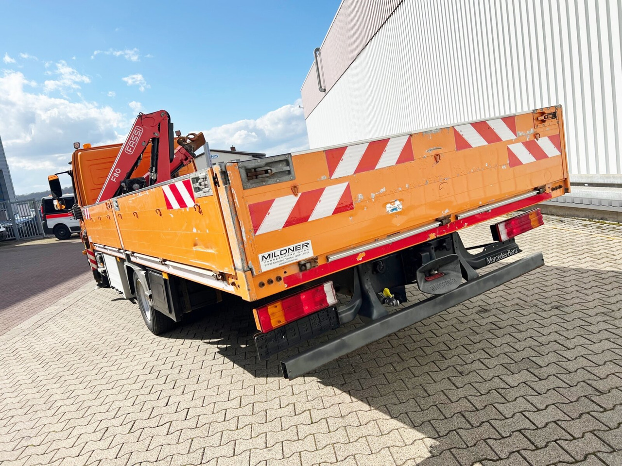 Camión grúa, Camión caja abierta Mercedes-Benz Atego 1024 L 4x2 Atego 1024 L 4x2 mit Kran Fassi F80A.0.21: foto 12