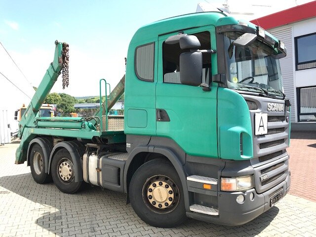Camión portacontenedor de cadenas Scania R420 6x2/4 R420 6x2/4 Vorlauflenk-/Liftachse: foto 10 Camión portacontenedor de cadenas Scania R420 6x2/4 R420 6x2/4 Vorlauflenk-/Liftachse: foto 10