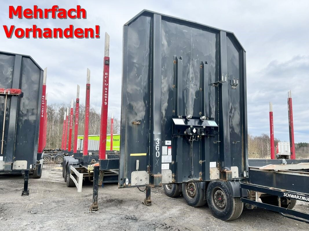 Schwarzmüller 3-Achs Holzauflieger 3-Achs Holzauflieger, Liftachse, MEHRFACH VORHANDEN! - Semirremolque maderero: foto 1 Schwarzmüller 3-Achs Holzauflieger 3-Achs Holzauflieger, Liftachse, MEHRFACH VORHANDEN! - Semirremolque maderero: foto 1