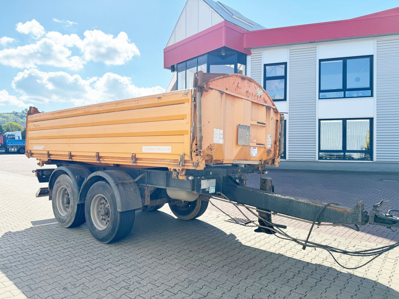 Schwarzmüller TKA 18 TKA 18, Alu-Bordwände, ca. 11m³ - Remolque volquete: foto 1 Schwarzmüller TKA 18 TKA 18, Alu-Bordwände, ca. 11m³ - Remolque volquete: foto 1