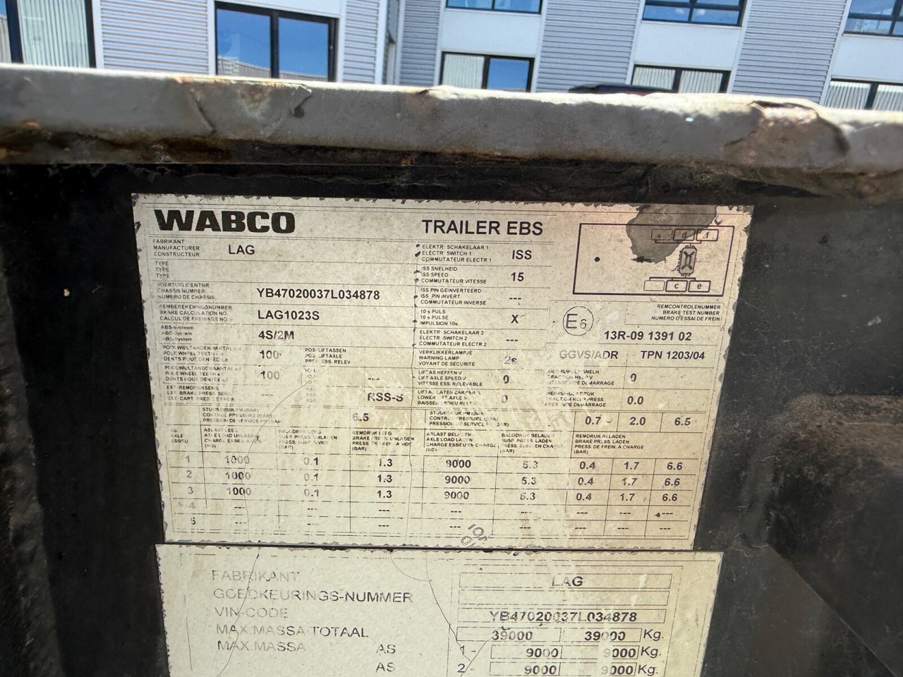 Lag 0-3-39 CD Containerchassis 0-3-39 CD Containerchassis, 20ft und 30ft, ADR - Semirremolque: foto 2 Lag 0-3-39 CD Containerchassis 0-3-39 CD Containerchassis, 20ft und 30ft, ADR - Semirremolque: foto 2
