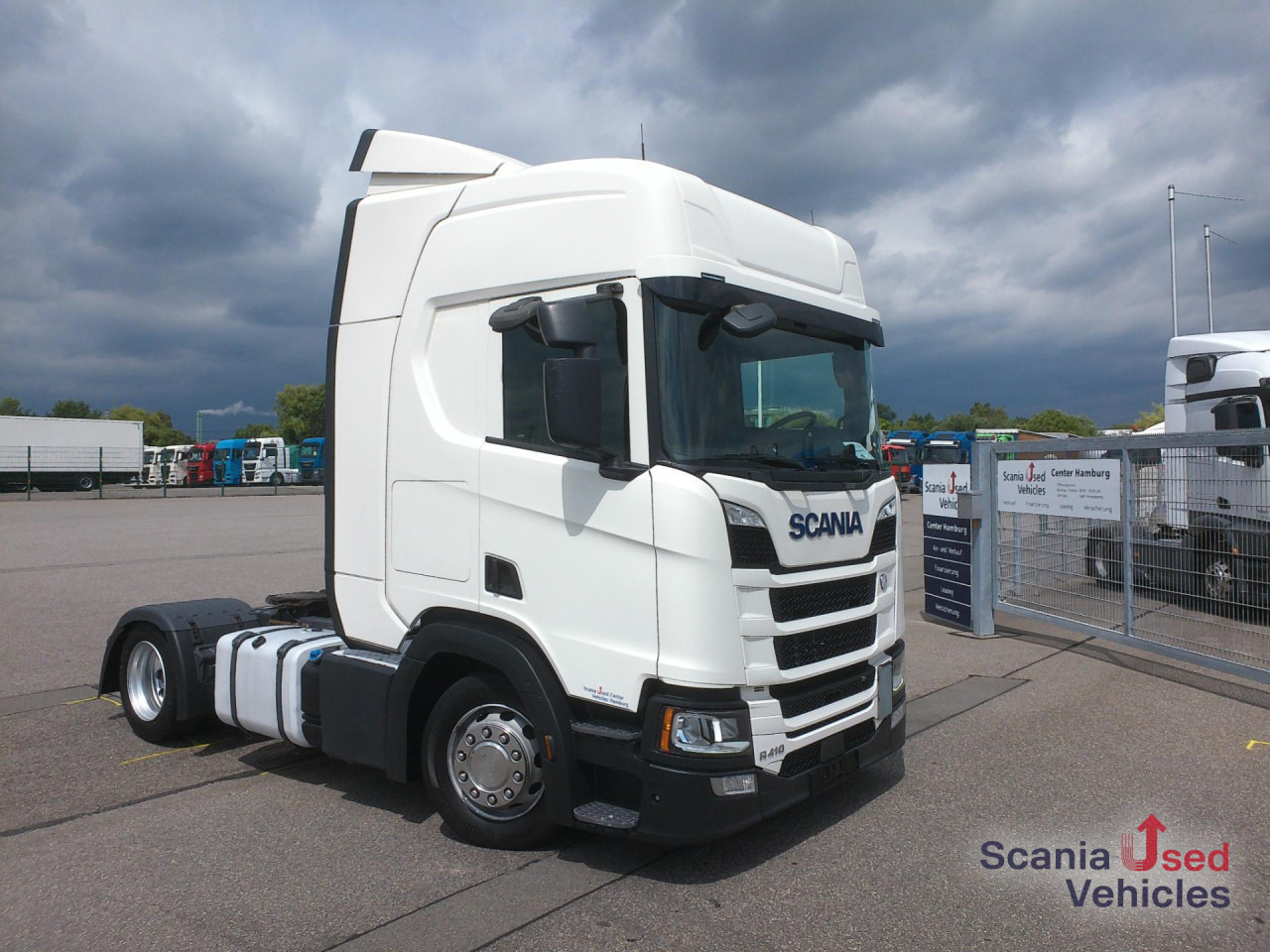 SCANIA R 410 A4x2EB Mega Standklima 2 Tanks TOP - Cabeza tractora: foto 1 SCANIA R 410 A4x2EB Mega Standklima 2 Tanks TOP - Cabeza tractora: foto 1