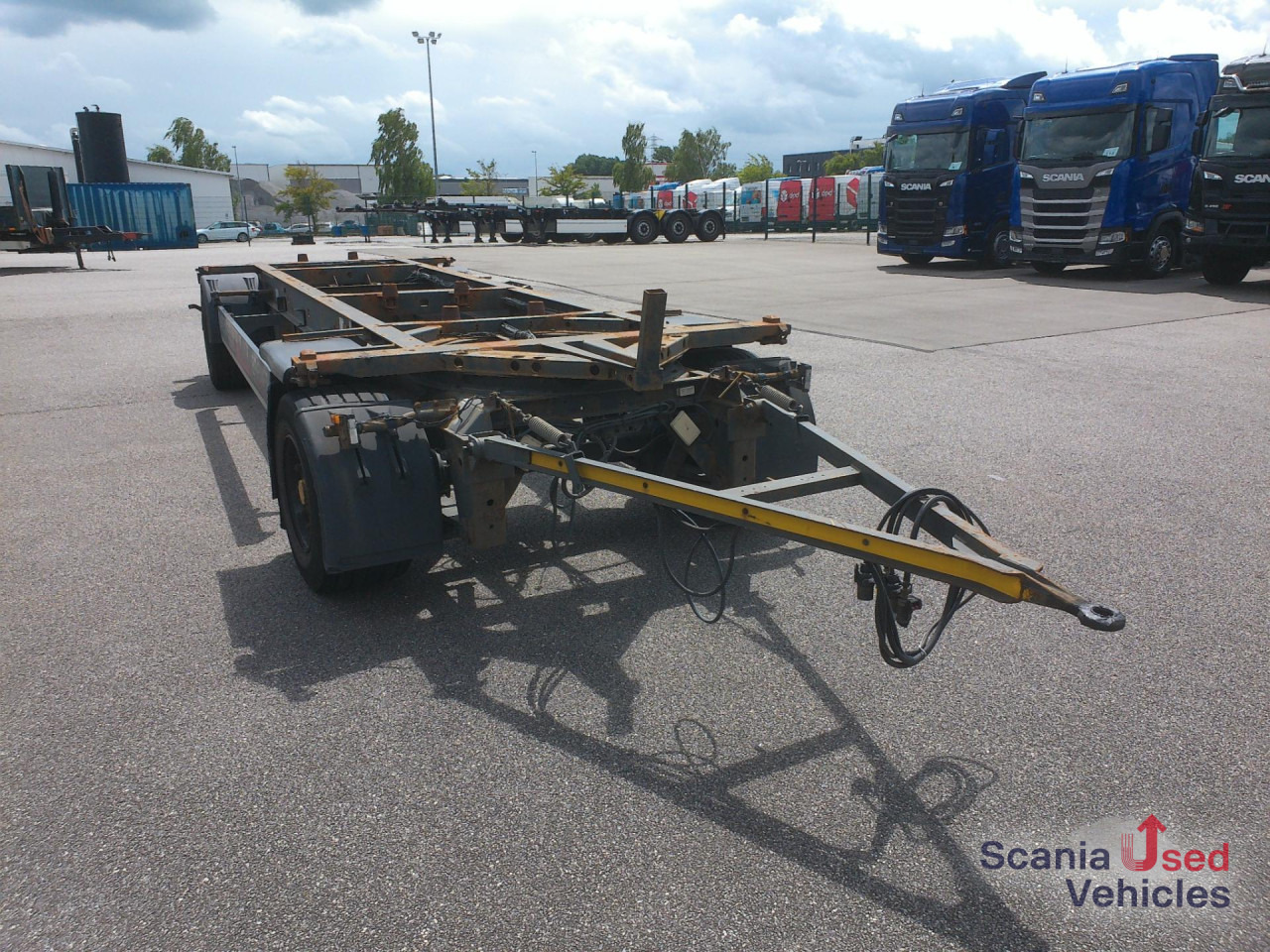 KRONE Wechselbrückenanhänger Volumen - Remolque portacontenedore/ Intercambiable: foto 1 KRONE Wechselbrückenanhänger Volumen - Remolque portacontenedore/ Intercambiable: foto 1