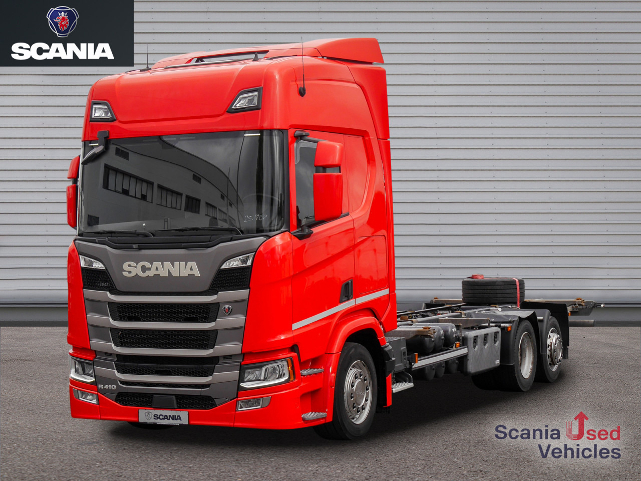 SCANIA R 410 B6x2*4LB Jumbo, Lenkachse, Standklima - Camión portacontenedore/ Intercambiable: foto 1 SCANIA R 410 B6x2*4LB Jumbo, Lenkachse, Standklima - Camión portacontenedore/ Intercambiable: foto 1