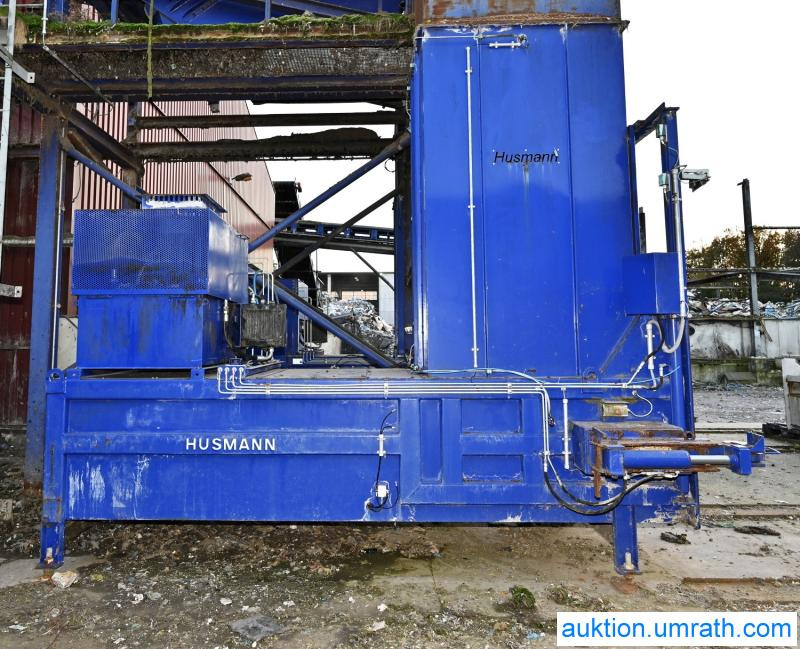 Maquinaria industrial Husmann MP 1300 TS stationäre Presse Kanalpresse, Müllpresse, Reststoffpresse Papierpresse Folienpresse horizontal für Presscontainer: foto 1