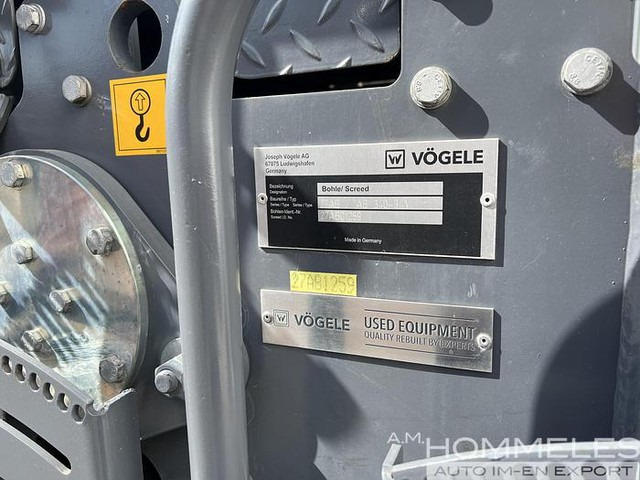 Vögele AB 340 Extending Screed - Construcción de carreteras: foto 5 Vögele AB 340 Extending Screed - Construcción de carreteras: foto 5