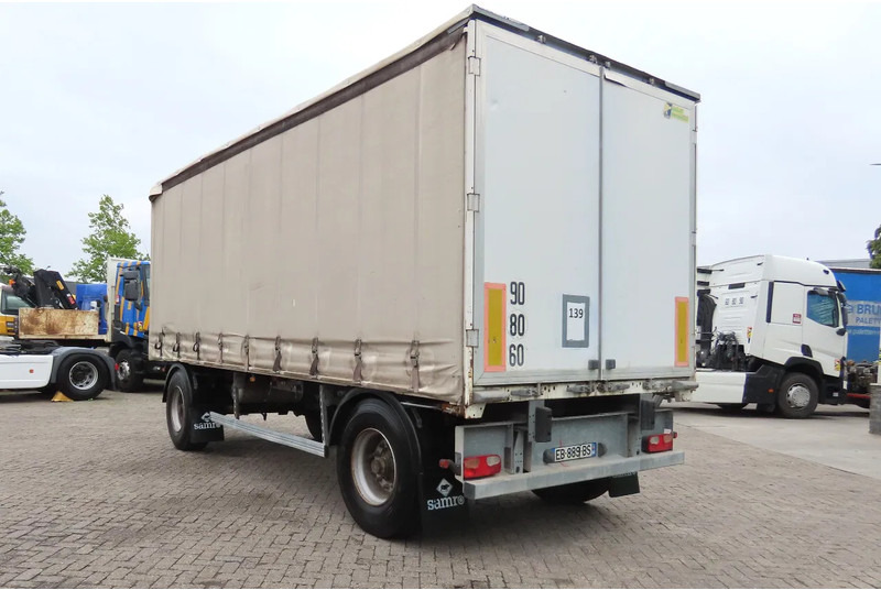 Samro bj 2020 opbouw! disc BPW ECO, WHEELBASE 4,33 - Remolque con toldo: foto 1 Samro bj 2020 opbouw! disc BPW ECO, WHEELBASE 4,33 - Remolque con toldo: foto 1