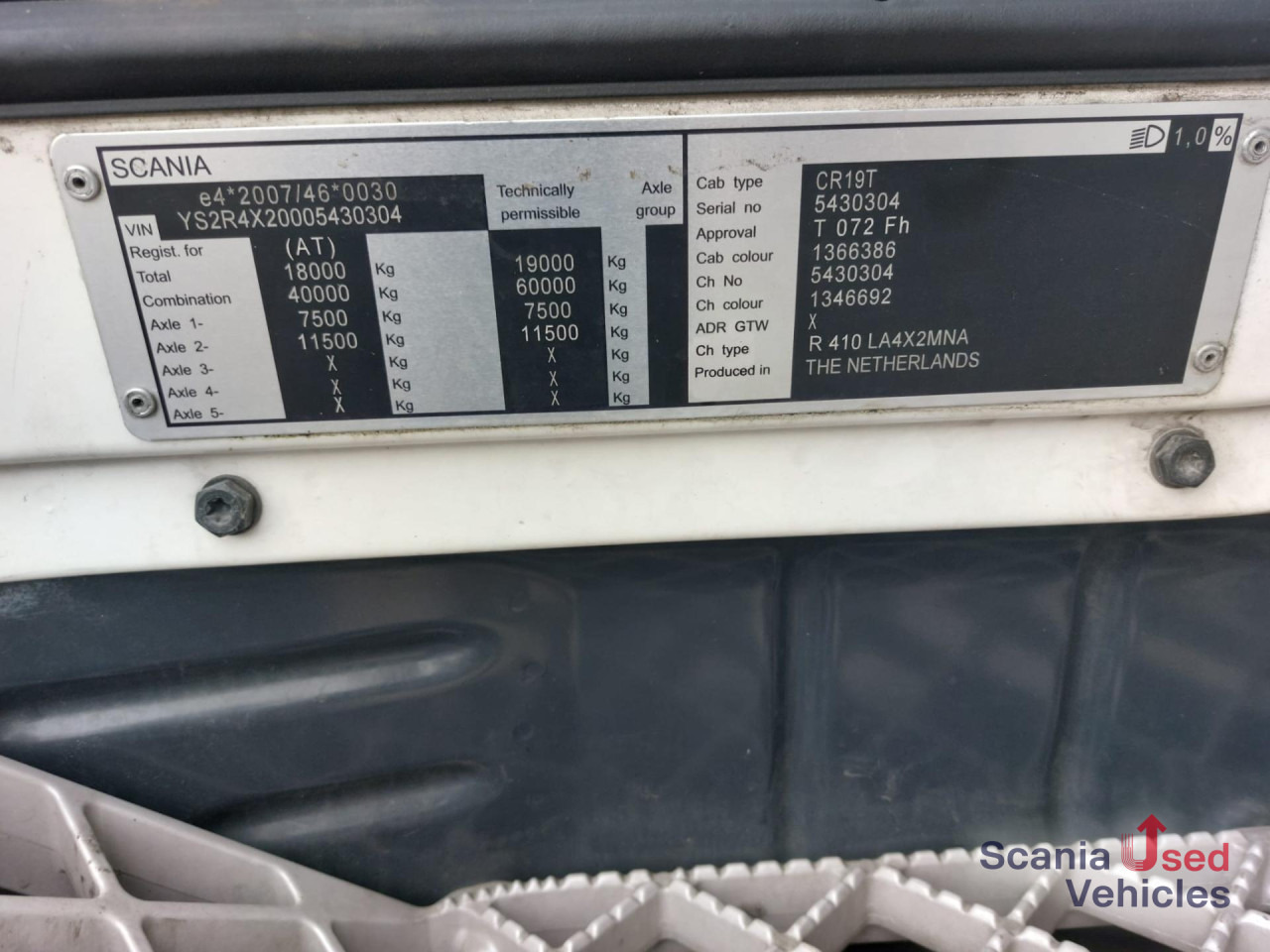 SCANIA R 410 LA4X2MNA Euro 6 Topline Streamline - Cabeza tractora: foto 5 SCANIA R 410 LA4X2MNA Euro 6 Topline Streamline - Cabeza tractora: foto 5