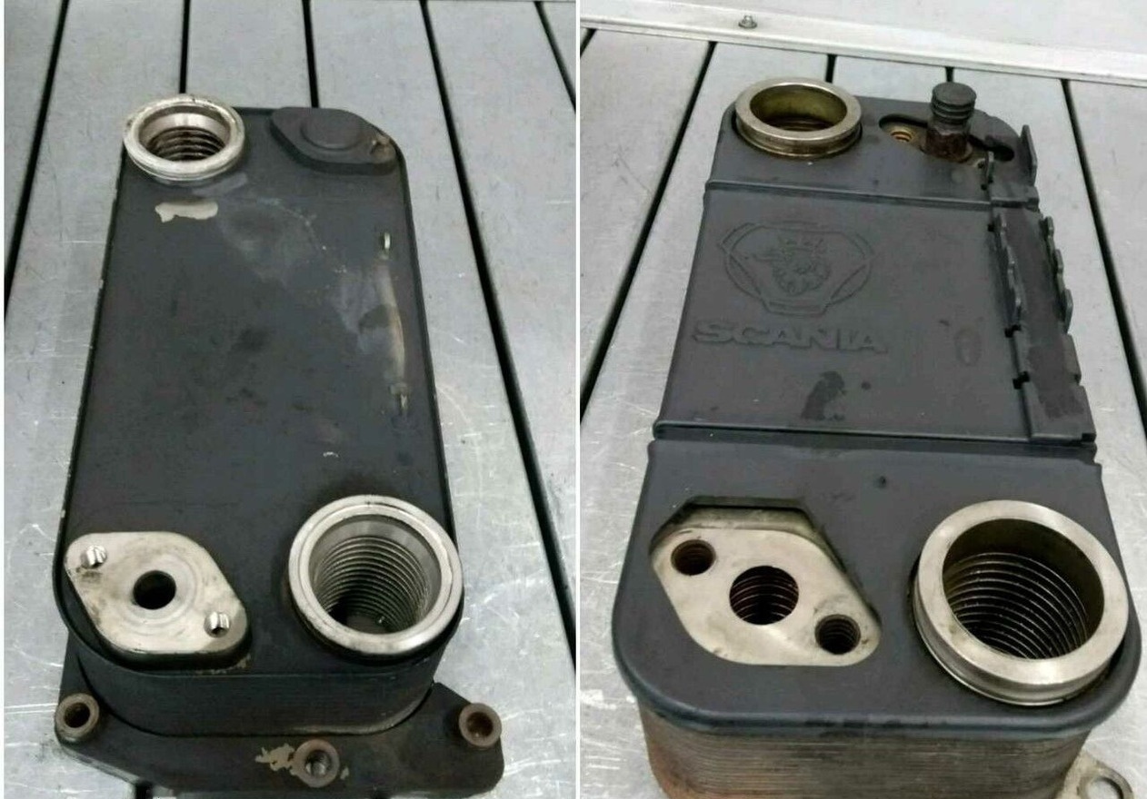Scania RETARDER , OLD AND NEW TYPE 1804210, 2155059 - Enfriador de aceite para Camión: foto 1 Scania RETARDER , OLD AND NEW TYPE 1804210, 2155059 - Enfriador de aceite para Camión: foto 1