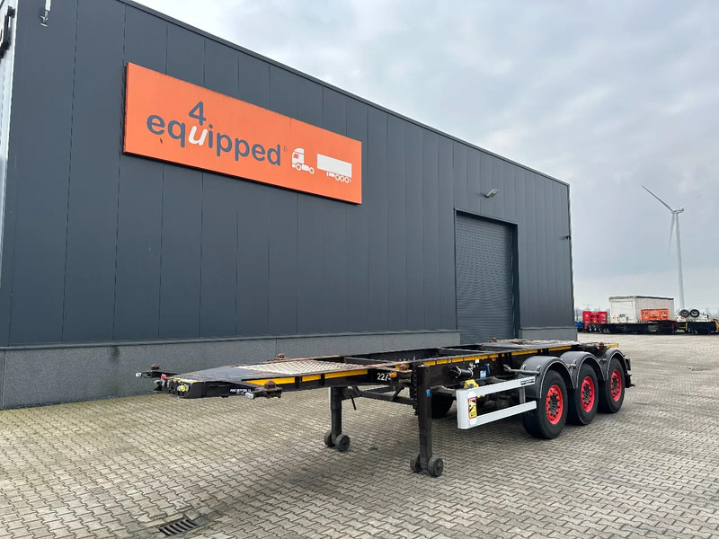 Burg 20FT / 20FT SWAP ADR (EX/II, EX/III, FL, AT), empty weight: 3.690kg, SAF INTRADISC, 2x liftaxle, ALCOA, NL-Chassis - Semirremolque portacontenedore/ Intercambiable: foto 1 Burg 20FT / 20FT SWAP ADR (EX/II, EX/III, FL, AT), empty weight: 3.690kg, SAF INTRADISC, 2x liftaxle, ALCOA, NL-Chassis - Semirremolque portacontenedore/ Intercambiable: foto 1