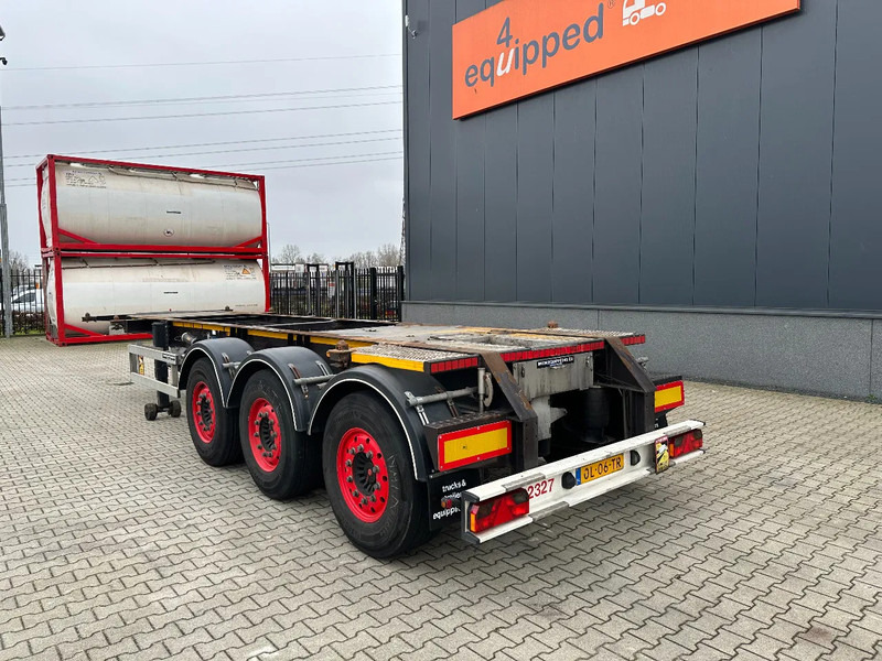 Burg 20FT ADR (EX/II, EX/III, FL, AT) Chassis, leeggewicht: 3.690kg, SAF INTRADISC, 2x Liftaxle, NL-chassis, APK: 08-2025 - Semirremolque portacontenedore/ Intercambiable: foto 3 Burg 20FT ADR (EX/II, EX/III, FL, AT) Chassis, leeggewicht: 3.690kg, SAF INTRADISC, 2x Liftaxle, NL-chassis, APK: 08-2025 - Semirremolque portacontenedore/ Intercambiable: foto 3