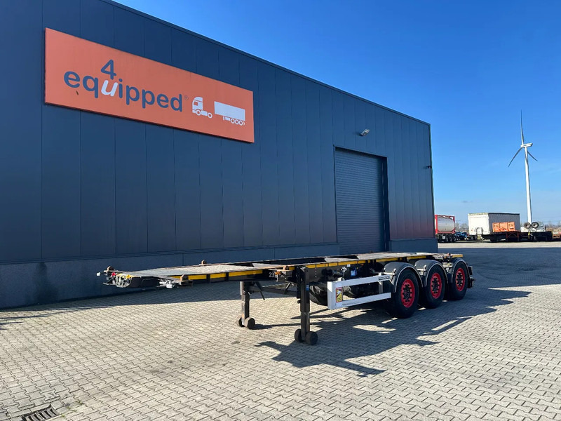 Burg 20FT ADR (EX/II, EX/III, FL, AT), Leergewicht : 3.690kg, SAF INTRADISC, 2x Liftachse, NL-Chassis - Semirremolque portacontenedore/ Intercambiable: foto 1 Burg 20FT ADR (EX/II, EX/III, FL, AT), Leergewicht : 3.690kg, SAF INTRADISC, 2x Liftachse, NL-Chassis - Semirremolque portacontenedore/ Intercambiable: foto 1