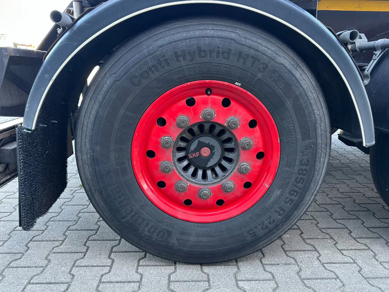 Semirremolque portacontenedore/ Intercambiable Burg 20FT ADR (EX/II, EX/III, FL, AT), Leergewicht: 3.690kg, SAF INTRADISC, 2x liftaxle, ALCOA, NL-Chassis, APK/ADR: 08-2025: foto 14