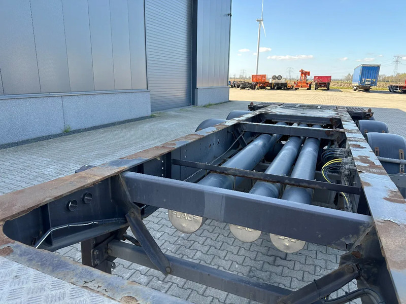 Semirremolque portacontenedore/ Intercambiable Burg 20FT ADR (EX/II, EX/III, FL, AT), Leergewicht: 3.690kg, SAF INTRADISC, 2x liftaxle, ALCOA, NL-Chassis, APK/ADR: 08-2025: foto 18