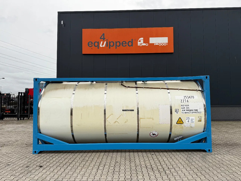 CIMC 20FT ISO / 25.010L / 1-COMP. / 22T6 / UN Portable / T11 / 5Y ADR- + CSC test: 02-2027 - Tanque de almacenamiento: foto 2 CIMC 20FT ISO / 25.010L / 1-COMP. / 22T6 / UN Portable / T11 / 5Y ADR- + CSC test: 02-2027 - Tanque de almacenamiento: foto 2