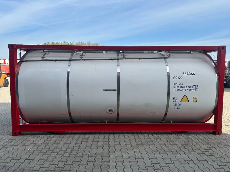 CIMC 20FT ISO, 25.060L / 1-COMP / 3 BAFFELS / T12 / 22K2 / 4 manholes / ADR valid until 12/2026 - Tanque de almacenamiento: foto 3 CIMC 20FT ISO, 25.060L / 1-COMP / 3 BAFFELS / T12 / 22K2 / 4 manholes / ADR valid until 12/2026 - Tanque de almacenamiento: foto 3