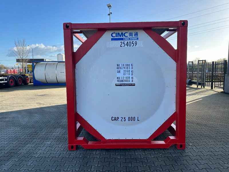 CIMC 20FT ISO, 25.080L / 1-COMP / 3 BAFFELS / T12 / 4 manholes / ADR valid until 12/2026 - Tanque de almacenamiento: foto 5 CIMC 20FT ISO, 25.080L / 1-COMP / 3 BAFFELS / T12 / 4 manholes / ADR valid until 12/2026 - Tanque de almacenamiento: foto 5