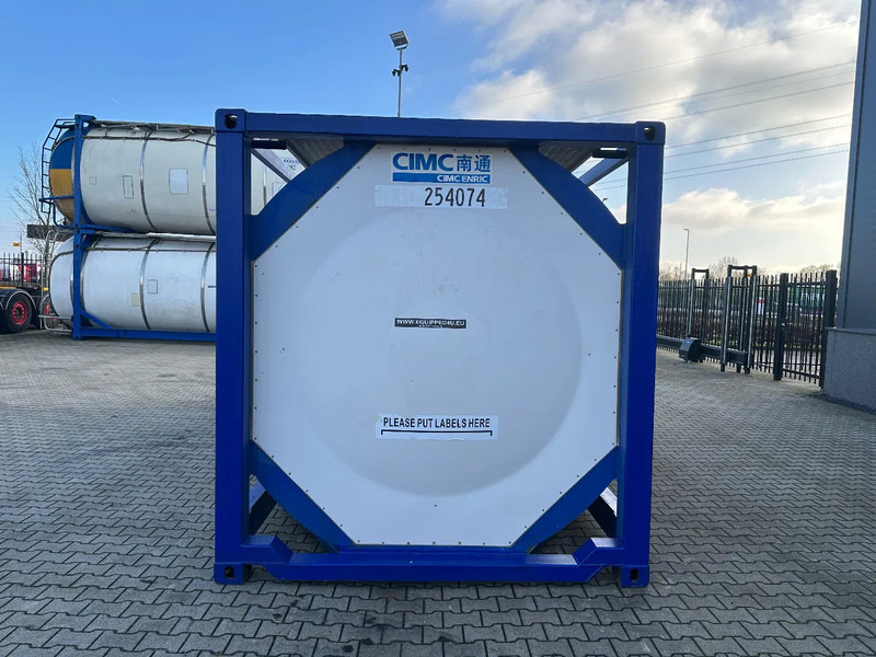 CIMC 20FT ISO, 25.090L / 1-COMP / 3 BAFFELS / T12 / 4 manholes / ADR valid until 02/2027 - Tanque de almacenamiento: foto 5 CIMC 20FT ISO, 25.090L / 1-COMP / 3 BAFFELS / T12 / 4 manholes / ADR valid until 02/2027 - Tanque de almacenamiento: foto 5