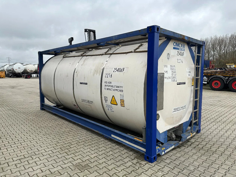 Tanque de almacenamiento para transporte de substancias químicas CIMC 20FT ISO, 25.090L / 1-COMP / 3 BAFFELS / T12 / 4 manholes / ADR valid until 06/2027: foto 8 Tanque de almacenamiento para transporte de substancias químicas CIMC 20FT ISO, 25.090L / 1-COMP / 3 BAFFELS / T12 / 4 manholes / ADR valid until 06/2027: foto 8