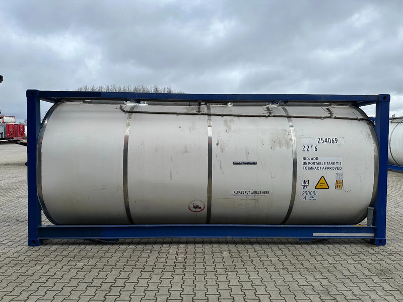 Tanque de almacenamiento para transporte de substancias químicas CIMC 20FT ISO, 25.090L / 1-COMP / 3 BAFFELS / T12 / 4 manholes / ADR valid until 06/2027: foto 7 Tanque de almacenamiento para transporte de substancias químicas CIMC 20FT ISO, 25.090L / 1-COMP / 3 BAFFELS / T12 / 4 manholes / ADR valid until 06/2027: foto 7