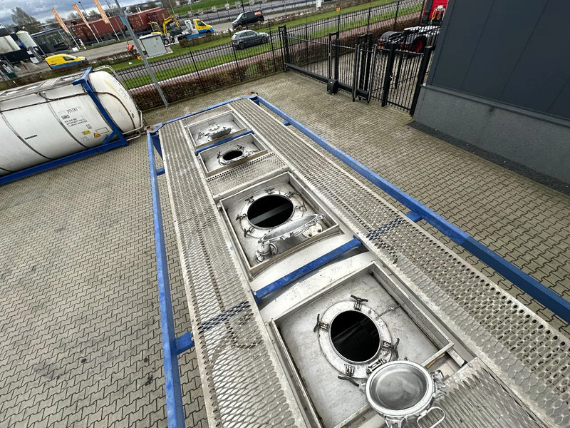 Tanque de almacenamiento para transporte de substancias químicas CIMC 20FT ISO, 25.090L / 1-COMP / 3 BAFFELS / T12 / 4 manholes / ADR valid until 06/2027: foto 10 Tanque de almacenamiento para transporte de substancias químicas CIMC 20FT ISO, 25.090L / 1-COMP / 3 BAFFELS / T12 / 4 manholes / ADR valid until 06/2027: foto 10