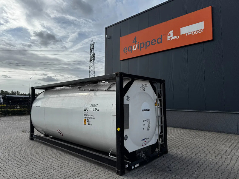 CIMC TOP: 2022, 20FT ISO, 25.030L, L4BN, UN Portable, T11, test: 1-2027 - Tanque de almacenamiento: foto 3 CIMC TOP: 2022, 20FT ISO, 25.030L, L4BN, UN Portable, T11, test: 1-2027 - Tanque de almacenamiento: foto 3