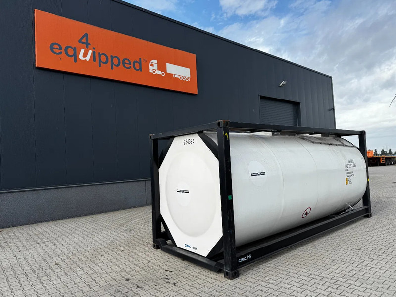 CIMC TOP: 2022, 20FT ISO, 25.030L, L4BN, UN Portable, T11, test: 1-2027 - Tanque de almacenamiento: foto 1 CIMC TOP: 2022, 20FT ISO, 25.030L, L4BN, UN Portable, T11, test: 1-2027 - Tanque de almacenamiento: foto 1