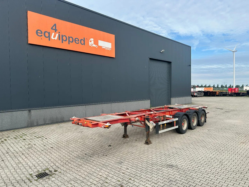Groenewegen 20FT/30FT, ROR+drum, ALCOA, NL-Chassis, APK: 04/2026 - Semirremolque portacontenedore/ Intercambiable: foto 1 Groenewegen 20FT/30FT, ROR+drum, ALCOA, NL-Chassis, APK: 04/2026 - Semirremolque portacontenedore/ Intercambiable: foto 1
