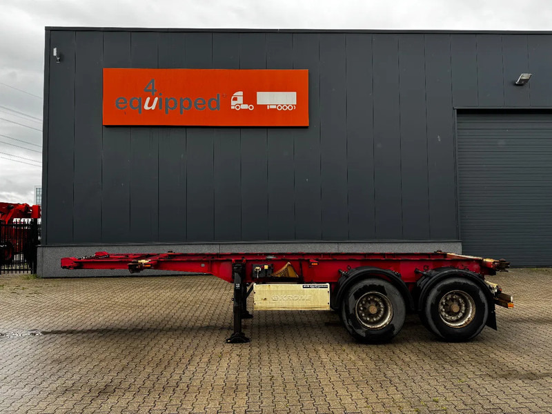 Krone 2-assig 20FT chassis, BPW + trommel, luchtvering, leeggewicht: 3.180kg - Semirremolque portacontenedore/ Intercambiable: foto 3 Krone 2-assig 20FT chassis, BPW + trommel, luchtvering, leeggewicht: 3.180kg - Semirremolque portacontenedore/ Intercambiable: foto 3