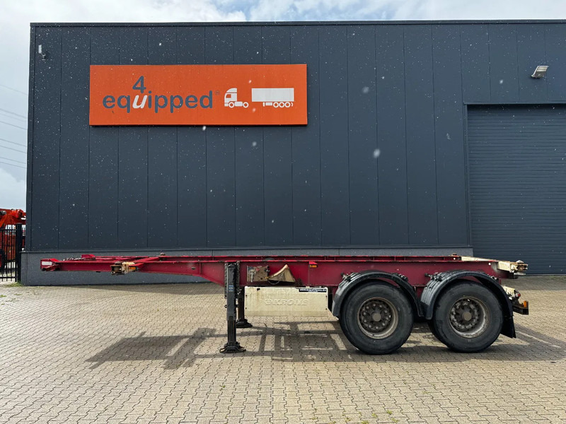 Krone 2-axle 20FT chassis, BPW + drumbrakes, airsuspension, empty weight: 3.180kg, 2x available - Semirremolque portacontenedore/ Intercambiable: foto 2 Krone 2-axle 20FT chassis, BPW + drumbrakes, airsuspension, empty weight: 3.180kg, 2x available - Semirremolque portacontenedore/ Intercambiable: foto 2
