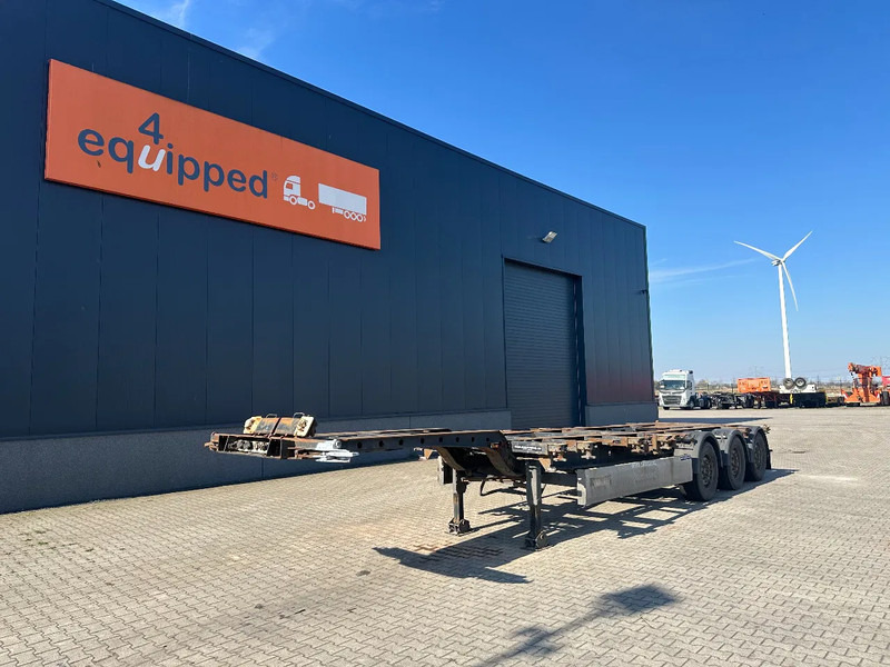 Krone 45FT HC, disc, extendable front+ rear+ bumper, NL-chassis - Semirremolque portacontenedore/ Intercambiable: foto 1 Krone 45FT HC, disc, extendable front+ rear+ bumper, NL-chassis - Semirremolque portacontenedore/ Intercambiable: foto 1