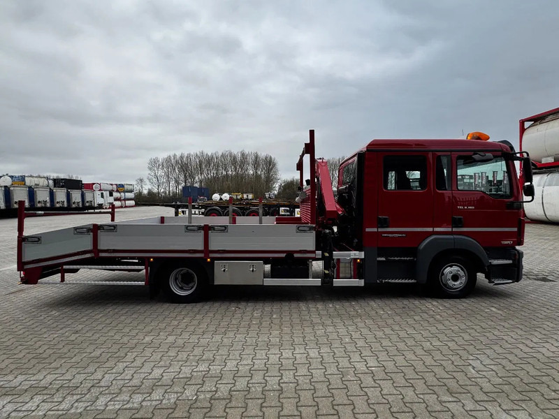 MAN TGL 8.180 Dubbele Cabine (DOKA), HMF535 K3 kraan met slechts 283 uur en 211.164km, EURO-6, oprij-platen, NL-truck, APK: 11/2025 - Camión portavehículos, Camión grúa: foto 3 MAN TGL 8.180 Dubbele Cabine (DOKA), HMF535 K3 kraan met slechts 283 uur en 211.164km, EURO-6, oprij-platen, NL-truck, APK: 11/2025 - Camión portavehículos, Camión grúa: foto 3