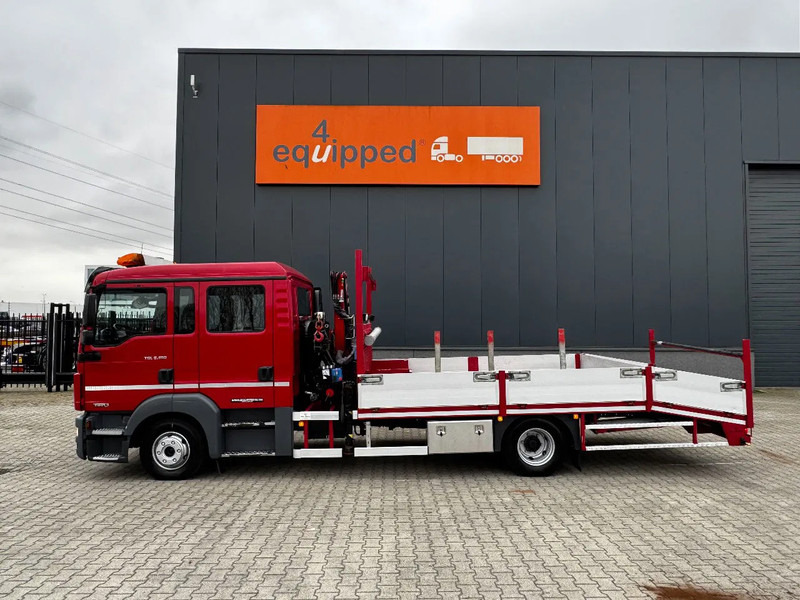 MAN TGL 8.180 Dubbele Cabine (DOKA), HMF535 K3 kraan met slechts 283 uur en 211.164km, EURO-6, oprij-platen, NL-truck, APK: 11/2025 - Camión portavehículos, Camión grúa: foto 2 MAN TGL 8.180 Dubbele Cabine (DOKA), HMF535 K3 kraan met slechts 283 uur en 211.164km, EURO-6, oprij-platen, NL-truck, APK: 11/2025 - Camión portavehículos, Camión grúa: foto 2