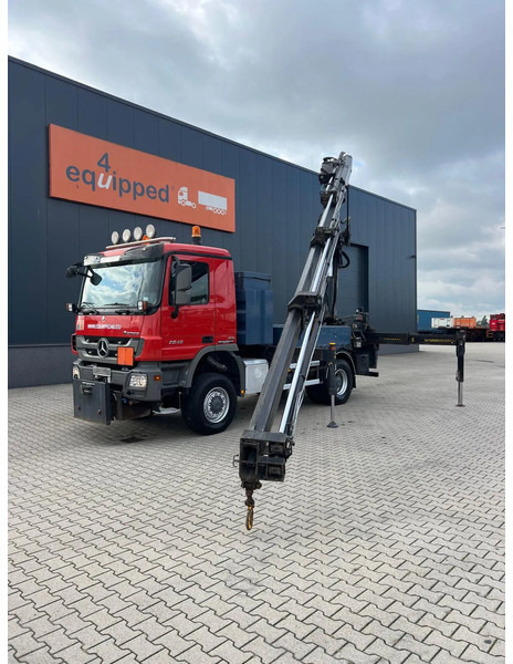 Mercedes-Benz Actros 2046 4x4 / FULL SPRING / HIAB 288 EP 5 HIPRO Crane / EURO-5 - Camión grúa: foto 1 Mercedes-Benz Actros 2046 4x4 / FULL SPRING / HIAB 288 EP 5 HIPRO Crane / EURO-5 - Camión grúa: foto 1