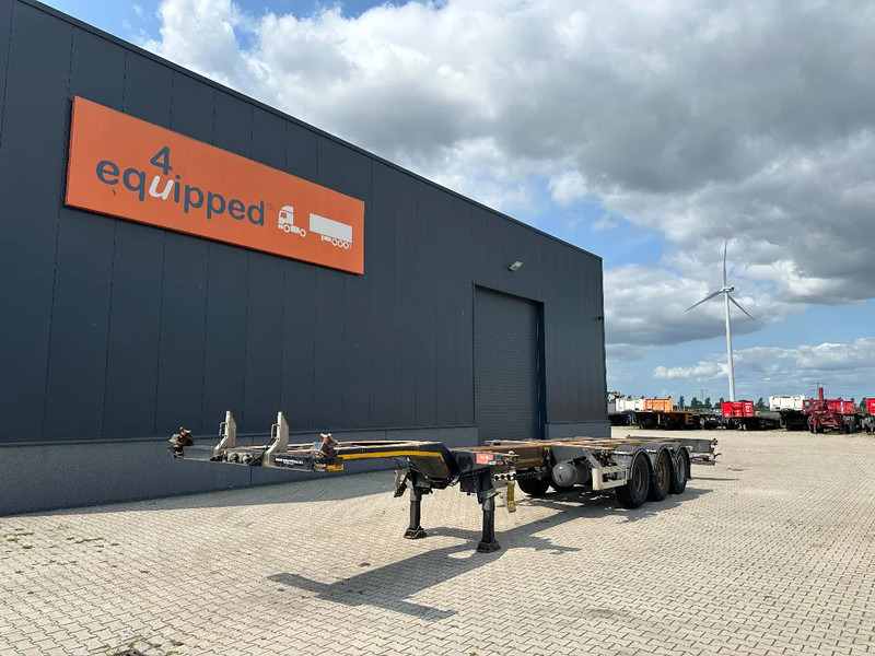 Pacton FLEX XL 45FT HC multi (2x extendable), liftaxle, SAF + DRUM, NL-chassis - Semirremolque portacontenedore/ Intercambiable: foto 1 Pacton FLEX XL 45FT HC multi (2x extendable), liftaxle, SAF + DRUM, NL-chassis - Semirremolque portacontenedore/ Intercambiable: foto 1