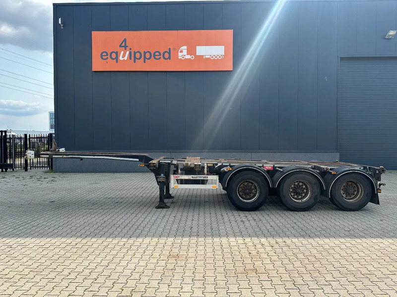 Pacton FLEX XL 45FT HC multi (3x extendable), liftaxle, SAF + DRUM, NL-chassis, APK: 12/2025 - Semirremolque portacontenedore/ Intercambiable: foto 4 Pacton FLEX XL 45FT HC multi (3x extendable), liftaxle, SAF + DRUM, NL-chassis, APK: 12/2025 - Semirremolque portacontenedore/ Intercambiable: foto 4