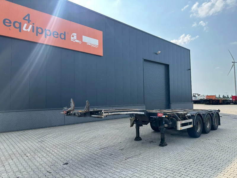 Pacton FLEX XL 45FT HC multi (3x extendable), liftaxle, SAF + DRUM, NL-chassis, APK: 12/2025 - Semirremolque portacontenedore/ Intercambiable: foto 2 Pacton FLEX XL 45FT HC multi (3x extendable), liftaxle, SAF + DRUM, NL-chassis, APK: 12/2025 - Semirremolque portacontenedore/ Intercambiable: foto 2