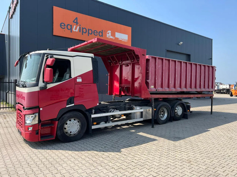 Renault T460 6x2, TIPPING FLATBED + TIPPING BOX (removable), original 251.464km!!! - Camión volquete: foto 1 Renault T460 6x2, TIPPING FLATBED + TIPPING BOX (removable), original 251.464km!!! - Camión volquete: foto 1