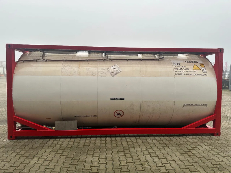 SINGAMAS 20FT ISO, 26.000L/1-COMP/3 BAFFELS/3 manholes, 5Y inspection: 06/2027 - Tanque de almacenamiento: foto 3 SINGAMAS 20FT ISO, 26.000L/1-COMP/3 BAFFELS/3 manholes, 5Y inspection: 06/2027 - Tanque de almacenamiento: foto 3