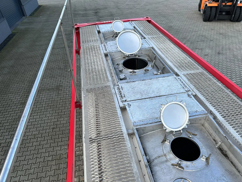 Tanque de almacenamiento para transporte de combustible SINGAMAS 20FT ISO, 26.000L/1-COMP/3 BAFFELS/3 manholes, ADR inspectio valid till: 07/2025: foto 15